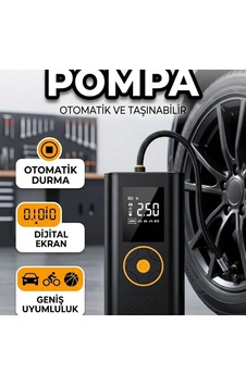 Otomatik Duran Dijital Hava Pompası Taşınabilir Lastik Şişirme Cihazı Ayarlanabilir Basınçlı Otomatik Duran Dijital Hava Pompası Taşınabilir Lastik Şişirme Cihazı Ayarlanabilir Basınçlı