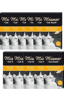 Miamor Cream Multi-Vitamin Tamamlayıcı Ek Besin 11'li 6 x 15 G