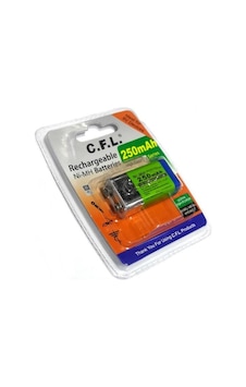 C.F.L. 250 mAh 9V Ni-MH Şarj Edilebilir Pil