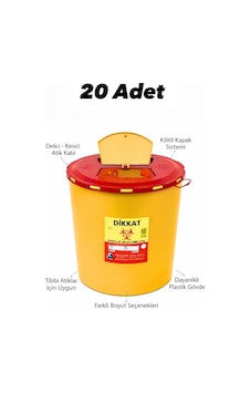 Tıbbi Atık Kovas Sarı, Enfekte Kovası Sarı Renk , Hijyenik Ve Güvenli Kullanım 25 Litre Tüm Adetler Bordo Tıbbi Atık Kovas Sarı, Enfekte Kovası Sarı Renk , Hijyenik Ve Güvenli Kullanım 25 Litre Tüm Adetler Bordo