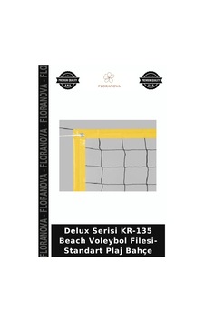 Delux Serisi Kr-135 Beach Voleybol Filesi- Standart Plaj Bahçe Delux Serisi Kr-135 Beach Voleybol Filesi- Standart Plaj Bahçe