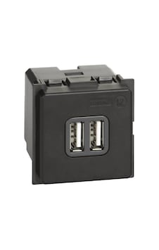Bticino - A Tipi Usb Şarj Prizi, 3a, 230v /5vdc, Mekanizma, 2m