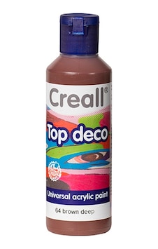 Creall Top Deco - Derin Kahverengi