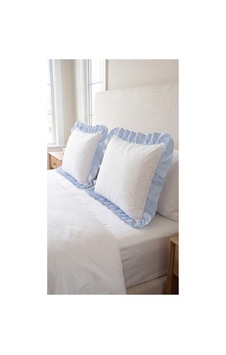 2'li Pamuklu Kumaş Çizgili Fırfırlı Yastık Kılıfı50x70 Cm Mavi - 905308848 Mavi 2'li Pamuklu Kumaş Çizgili Fırfırlı Yastık Kılıfı50x70 Cm Mavi - 905308848 Mavi