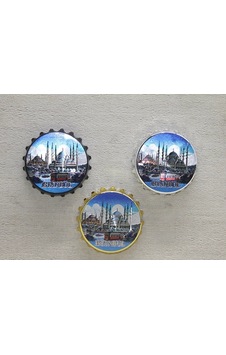 İstanbul Temalı Metal Magnet Alk4339 - İstanbul Temalı Metal Magnet Alk4339 -