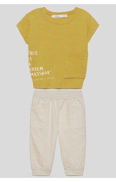 Nk Kids Kız Bebek Could Pantolon Ekru Nk Kids Kız Bebek Could Pantolon Ekru