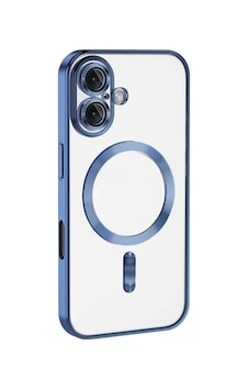 Newface - 766 - Apple iPhone Uyumlu 16 Plus Kılıf Kross Magneticsafe Kapak - Csmo-tex - - Mavi