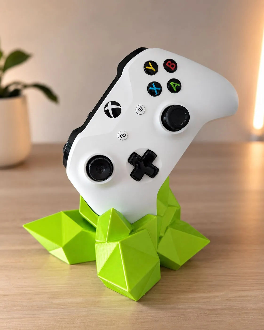 Xbox Uyumlu Kristal Tasarımlı Gamepad Standı - Xbox Kol Standı - Yeşil Xbox Uyumlu Kristal Tasarımlı Gamepad Standı - Xbox Kol Standı - Yeşil
