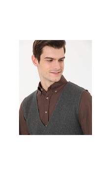 Pierre Cardin Slim Fit Triko Yelek Çok Renkli Pierre Cardin Slim Fit Triko Yelek Çok Renkli