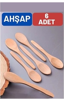 Doğal Gürgen 6'lı Ahşap Servis Kaşığı 13 Cm, Mini Boy, Şık Ve Pratik Mutfak Yardımcısı 713748 Açık Beyaz Doğal Gürgen 6'lı Ahşap Servis Kaşığı 13 Cm, Mini Boy, Şık Ve Pratik Mutfak Yardımcısı 713748 Açık Beyaz