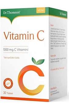 Dr.Thomson Vitamin C 1000 Mg 30 Tablet