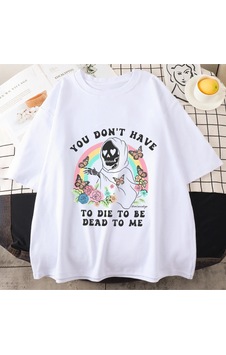 Flood Of Style Vintage Ölü Olmak İçin Ölmek Zorunda Değilsiniz Tome T Shirt Erkek Kadın Klasik Grafik Pamuk Beyaz Flood Of Style Vintage Ölü Olmak İçin Ölmek Zorunda Değilsiniz Tome T Shirt Erkek Kadın Klasik Grafik Pamuk Beyaz