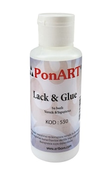 Ponart Lack&Glue Su Bazlı Vernik & Yapıştırıcı