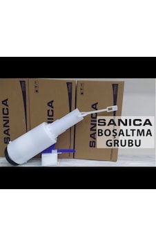 Sanica Gömme Rezervuar Boşaltma Grubu Beyaz Sanica Gömme Rezervuar Boşaltma Grubu Beyaz