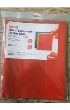 Hazır Yapışkanlı Kitap Kabı 10 Lu Renkli 60160-ast-10 1 Paket 10 Adet Hazır Yapışkanlı Kitap Kabı 10 Lu Renkli 60160-ast-10 1 Paket 10 Adet