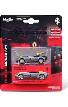 Speed Icons 1:64 Ferrari Monza Sp1 Gri Renksiz Speed Icons 1:64 Ferrari Monza Sp1 Gri Renksiz