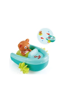 Kurmalı Yüzen Ayıcık Banyo Oyuncak Seti Bebek Ve Çocuk Küvet Ve Duş Oyuncağı
