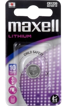 Maxell Cr1220 Pil Tekli Blister Maxell Cr1220 Pil Tekli Blister