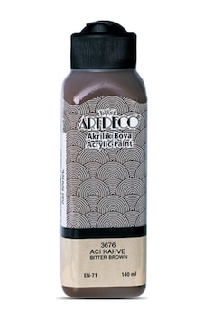 Lisans Artdeco Akrilik Boya 140 Ml Acı Kahve Açık Kahve
