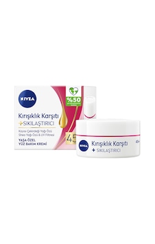 Nıvea Kırışıklık Karşıtı + Sıkılaştırıcı Krem 45+ Yaş 50ml - 5 Adet Tarı Nıvea Kırışıklık Karşıtı + Sıkılaştırıcı Krem 45+ Yaş 50ml - 5 Adet Tarı