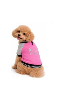 Gedyco Princess Polarlı Küçük Irk Köpek Kolej Sweatshirtü-21633 Gedyco Princess Polarlı Küçük Irk Köpek Kolej Sweatshirtü-21633