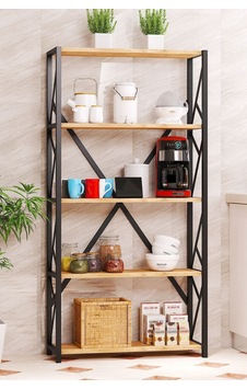 Çok Amaçlı 5 Raflı Mutfak Dolabı Mikrodalga Fırın Rafı Malzeme Dolabı 180 Cm Kahverengi Çok Amaçlı 5 Raflı Mutfak Dolabı Mikrodalga Fırın Rafı Malzeme Dolabı 180 Cm Kahverengi