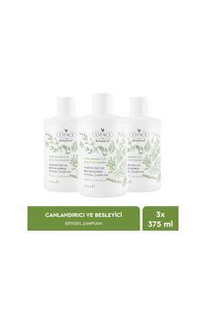 Otacı Botanics+ Canlandırıcı & Besleyici Bakım - 10 Bitki Özü Ve Biotin İçeren Bitkisel Şampuan Üçlü Paket