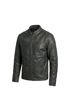 Durt Shield Siyah Deri Motosiklet Montu Durt Shield Siyah Deri Motosiklet Montu
