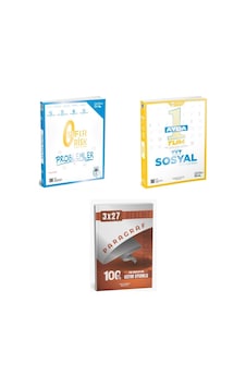 2027 2027 Üçdörtbeş Tyt Matematik Kpss Ales Msü Dgs Sıfır Risk Problemler + Sosyal 1 Ayda Tüm Soru + Ankapade 3'lü Set 2027 2027 Üçdörtbeş Tyt Matematik Kpss Ales Msü Dgs Sıfır Risk Problemler + Sosyal 1 Ayda Tüm Soru + Ankapade 3'lü Set