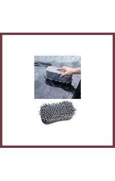 Storeşahin Çift Taraflı Mikrofiber Şönil Tüylü Araba Oto Yıkama Kurulama Temizlik Süngeri 23x12x6cm Gri Shn0720 Storeşahin Çift Taraflı Mikrofiber Şönil Tüylü Araba Oto Yıkama Kurulama Temizlik Süngeri 23x12x6cm Gri Shn0720