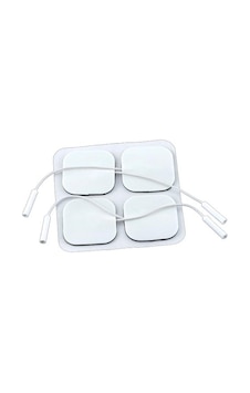 Metafiz 5 x 5 CM Kablolu Kare Tens Pedi 4'lü Metafiz 5 x 5 CM Kablolu Kare Tens Pedi 4'lü