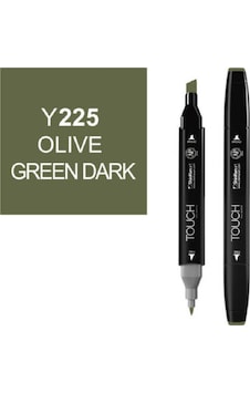 Touch Twın Marker Y225 Olıve Green Dark Touch Twın Marker Y225 Olıve Green Dark
