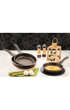 Özlife Rente Döküm Granit 3 Lü Omlet Yumurta Tava Seti Özlife Rente Döküm Granit 3 Lü Omlet Yumurta Tava Seti