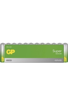 Gp Super Alkaline - Lr06 - Aa Size - Kalem Boy Alkaline Pil - 12li Paket Gp Super Alkaline - Lr06 - Aa Size - Kalem Boy Alkaline Pil - 12li Paket