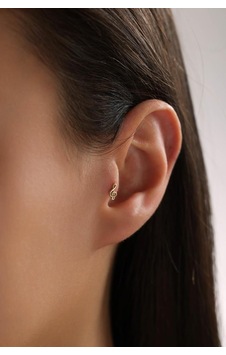 Tufanlar Kuyumculuk Altın Sol Anahtarı Piercing Altın Tufanlar Kuyumculuk Altın Sol Anahtarı Piercing Altın