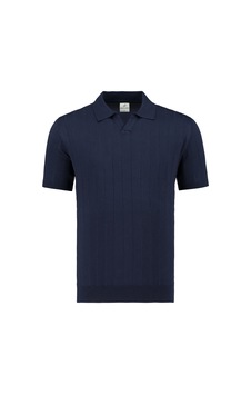 Anthony Jackson Premium Erkek Triko Polo Yaka T-shirt Ravello Lacivert