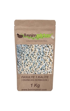 BenimAktar Fasulye Erzincan Dermason 8.5 MM 1 KG BenimAktar Fasulye Erzincan Dermason 8.5 MM 1 KG