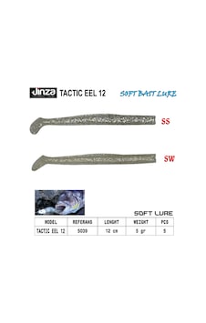 Jinza Tactic Eel 120 Mm 5 Gr Zargana Silikon