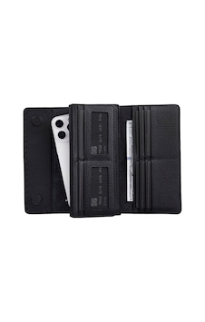 Noble Hakiki Deri, El Yapımı, Telefon Bölmeli, Kadın Cüzdanı, Kömür Siyahı Noble Hakiki Deri, El Yapımı, Telefon Bölmeli, Kadın Cüzdanı, Kömür Siyahı