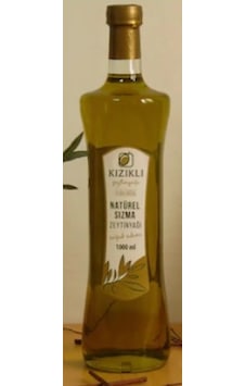 Kızıklı Soğuk Sıkım Naturel Sızma Zeytinyağı Cam 1 L Kızıklı Soğuk Sıkım Naturel Sızma Zeytinyağı Cam 1 L