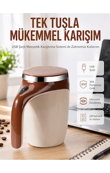 Usb Şarjlı Elektrikli Karıştırıcı Kupa Sıcak & Soğuk İçecekler İçin Çokrenkli Usb Şarjlı Elektrikli Karıştırıcı Kupa Sıcak & Soğuk İçecekler İçin Çokrenkli