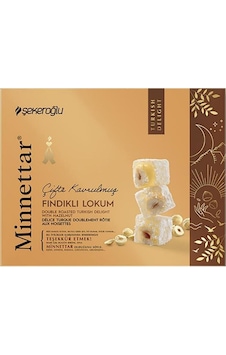 Şekeroğlu Minnettar Fındıklı Çifte Kavrulmuş Lokum 300 G Şekeroğlu Minnettar Fındıklı Çifte Kavrulmuş Lokum 300 G
