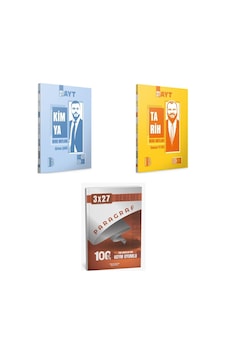 2027 Benim Hocam Ayt Kimya + Tarih Konu + Anla Kazan Paragraf Deneme 3'lü Set 2027 Benim Hocam Ayt Kimya + Tarih Konu + Anla Kazan Paragraf Deneme 3'lü Set