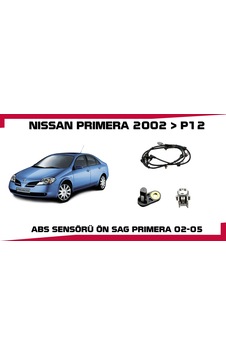 Nıssan Prımera Abs Sensoru Sag On P12 Kasa 2002 Nıssan Prımera Abs Sensoru Sag On P12 Kasa 2002
