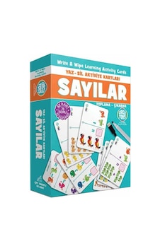 CİRCLE TOYS SAYILAR YAZ SİL AKTİVİTE KARTLARI