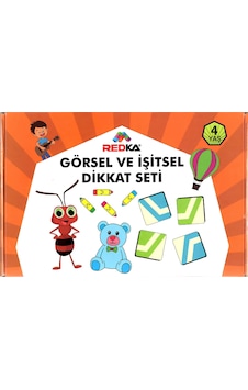 Redka Görsel Ve İşitsel Dikkat Seti 4 Yaş Redka Görsel Ve İşitsel Dikkat Seti 4 Yaş
