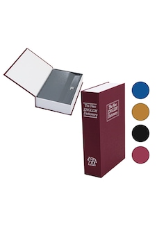 Büyük 240x155x55mm Kitap Modeli Kilitli Kasa - Kumbara 5332 Büyük 240x155x55mm Kitap Modeli Kilitli Kasa - Kumbara 5332