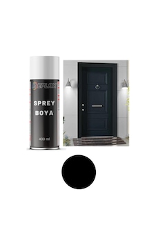 Mat Siyah Çelik Kapı Sprey Boyası 400 Ml. Mat Siyah Çelik Kapı Sprey Boyası 400 Ml.