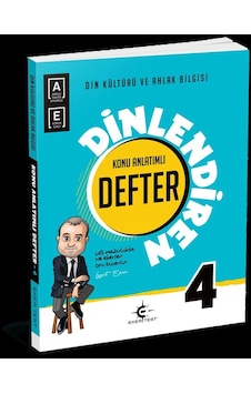 4. Sınıf Din Kültürü Ve Ahlak Bilgisi Dinlendiren Defter Eker Test Yayınları 4. Sınıf Din Kültürü Ve Ahlak Bilgisi Dinlendiren Defter Eker Test Yayınları