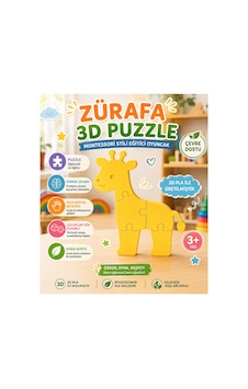 3d Zürafa Puzzle Montessori Eğitici Oyuncak Çocuklar İçin Yapboz Beceri Oyunu 3d Zürafa Puzzle Montessori Eğitici Oyuncak Çocuklar İçin Yapboz Beceri Oyunu